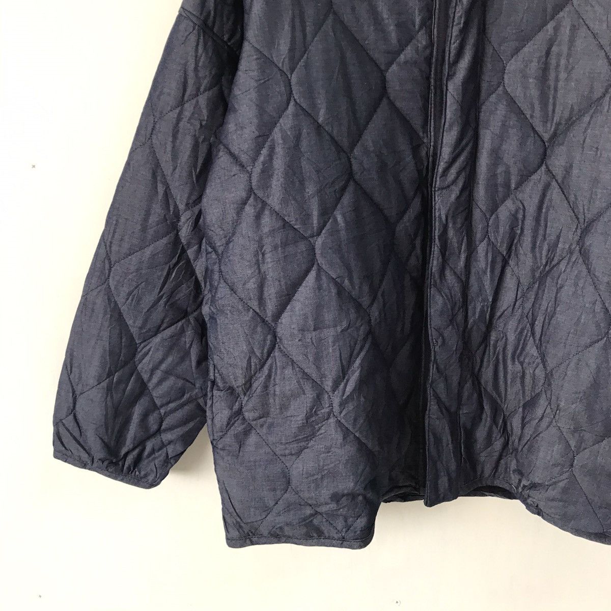Japanese Brand 💥Steals💥Nice Quilted Zipper Jacket Size US M / EU 48-50 / 2 - 3 Thumbnail