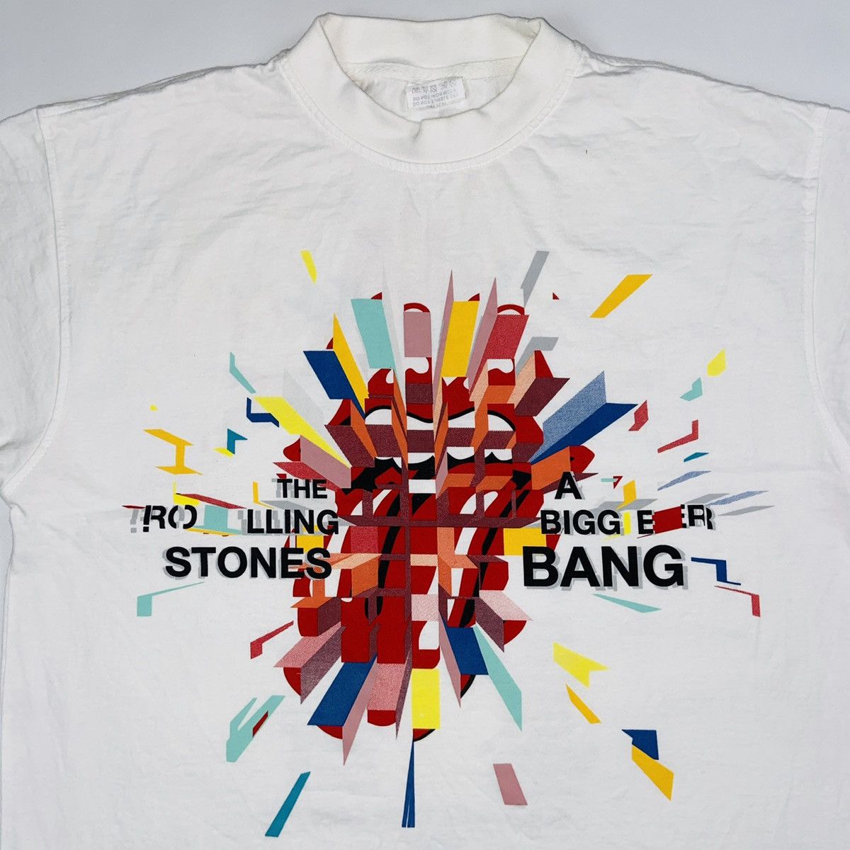 Band Tees 2006 ROLLING STONES ASYMMETRIC LOGO BIGGER BANG TEE - № 340 Size US L / EU 52-54 / 3 - 2 Thumbnail