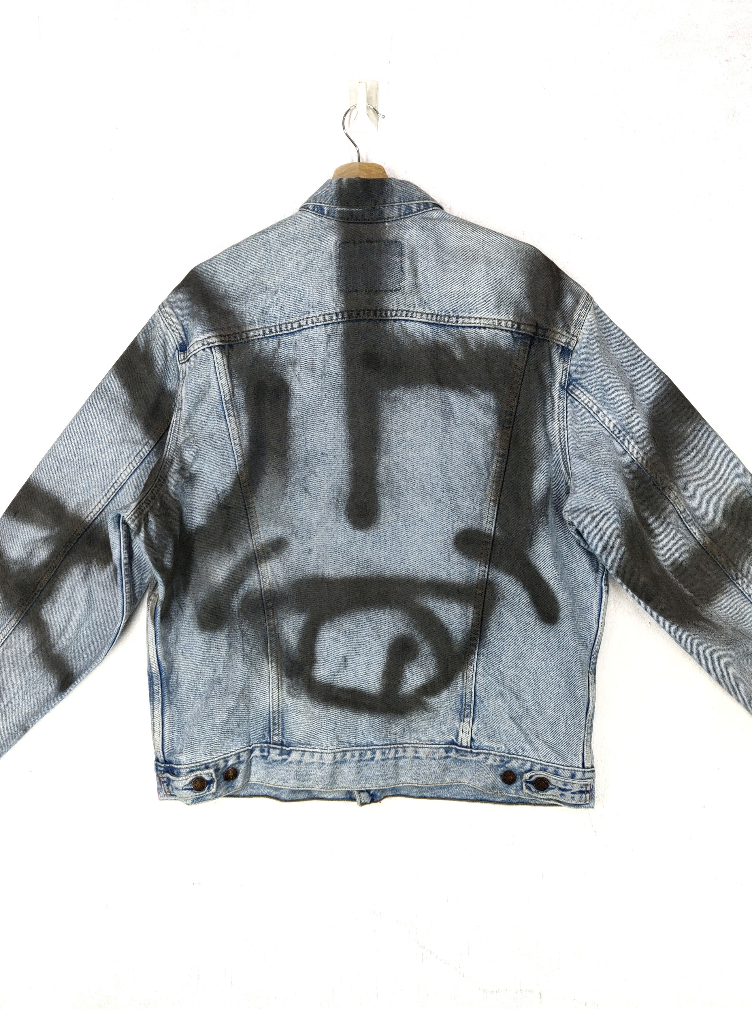 Levi's Vintage Clothing Vintage 90s Levis Custom Paint Splatter Art Denim Jacket Size US L / EU 52-54 / 3 - 13 Thumbnail