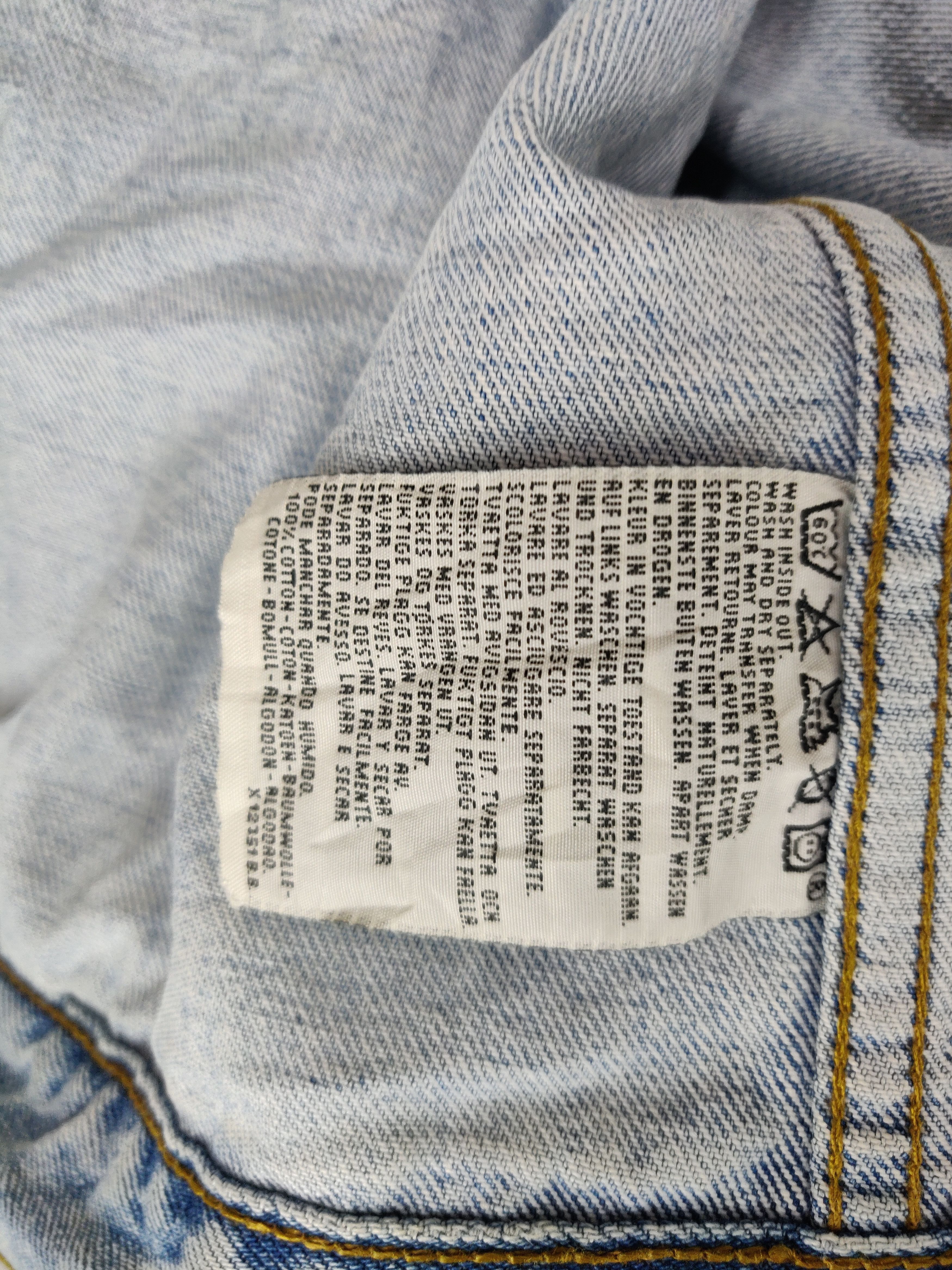 Levi's Vintage Clothing Vintage 90s Levis Custom Paint Splatter Art Denim Jacket Size US L / EU 52-54 / 3 - 17 Thumbnail