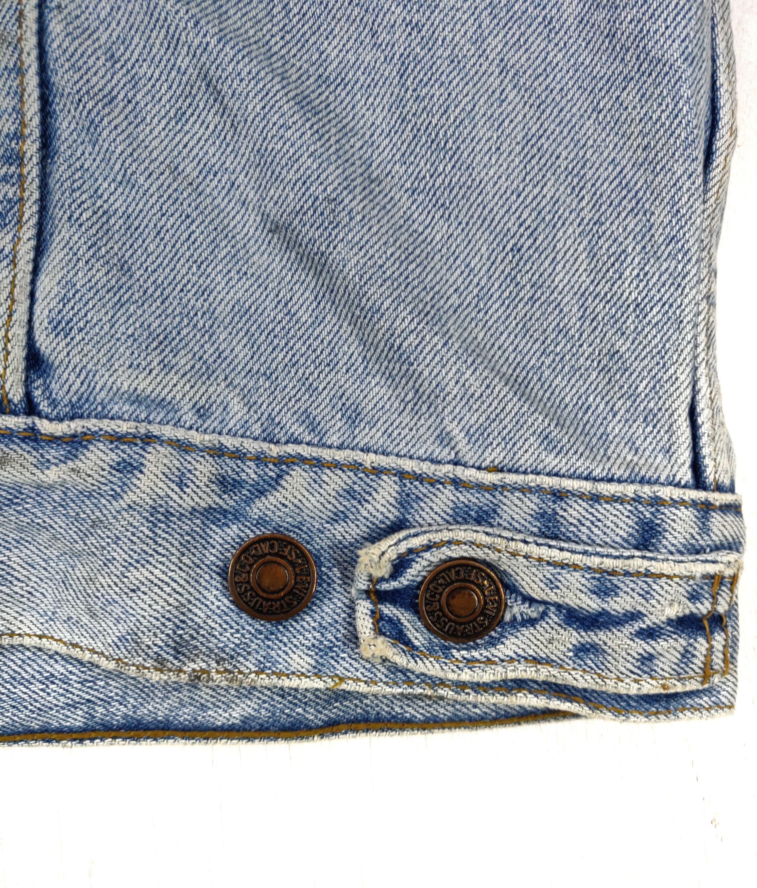 Levi's Vintage Clothing Vintage 90s Levis Custom Paint Splatter Art Denim Jacket Size US L / EU 52-54 / 3 - 8 Thumbnail