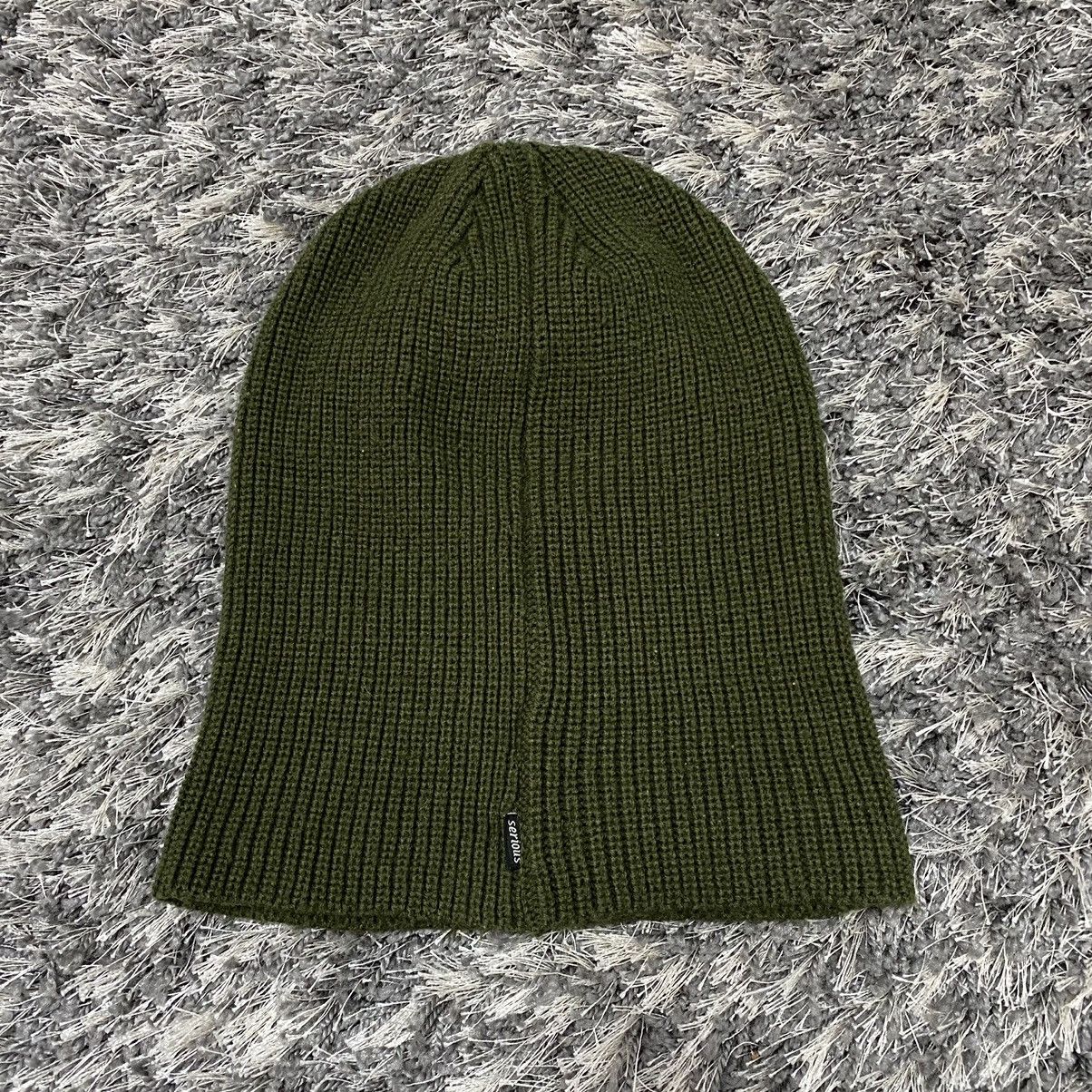 Japanese Brand Y2K HAND KNITTED RARE VINTAGE VISOR MASK BALACLAVA - № 4108 Size ONE SIZE - 4 Thumbnail