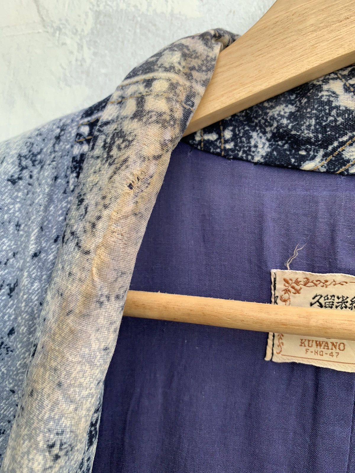 Indigo × Japanese Brand Vintage Japanese Traditional Indigo Style Kimono Jacket Size US L / EU 52-54 / 3 - 16 Thumbnail