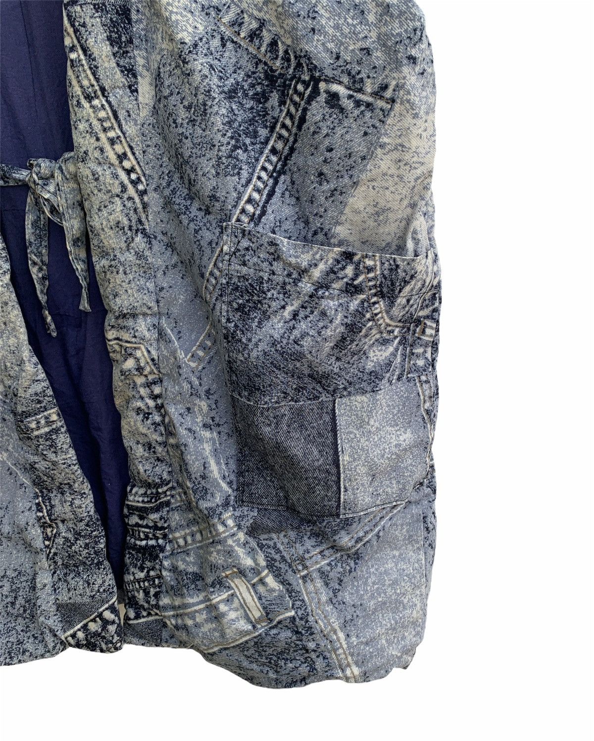 Indigo × Japanese Brand Vintage Japanese Traditional Indigo Style Kimono Jacket Size US L / EU 52-54 / 3 - 5 Thumbnail