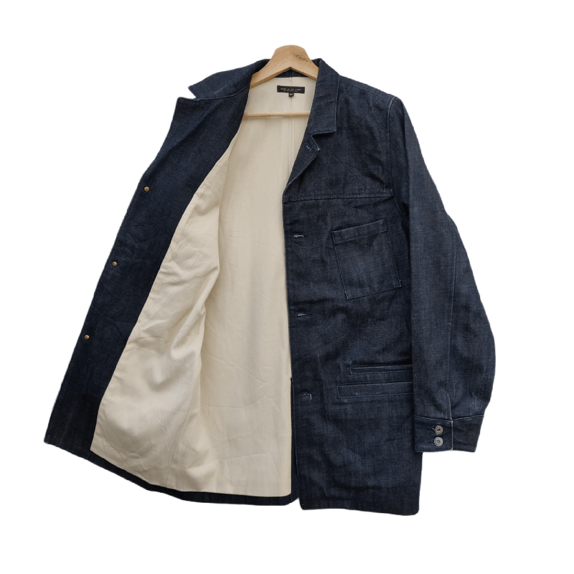 Indigo × Japanese Brand Vintage Japanese Brand RARE OF THE LOOP Denim Jacket Size US M / EU 48-50 / 2 - 13 Thumbnail