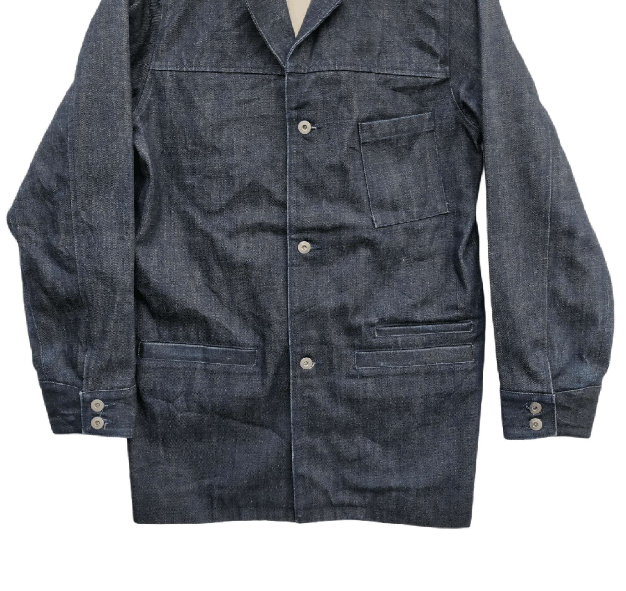 Indigo × Japanese Brand Vintage Japanese Brand RARE OF THE LOOP Denim Jacket Size US M / EU 48-50 / 2 - 6 Thumbnail