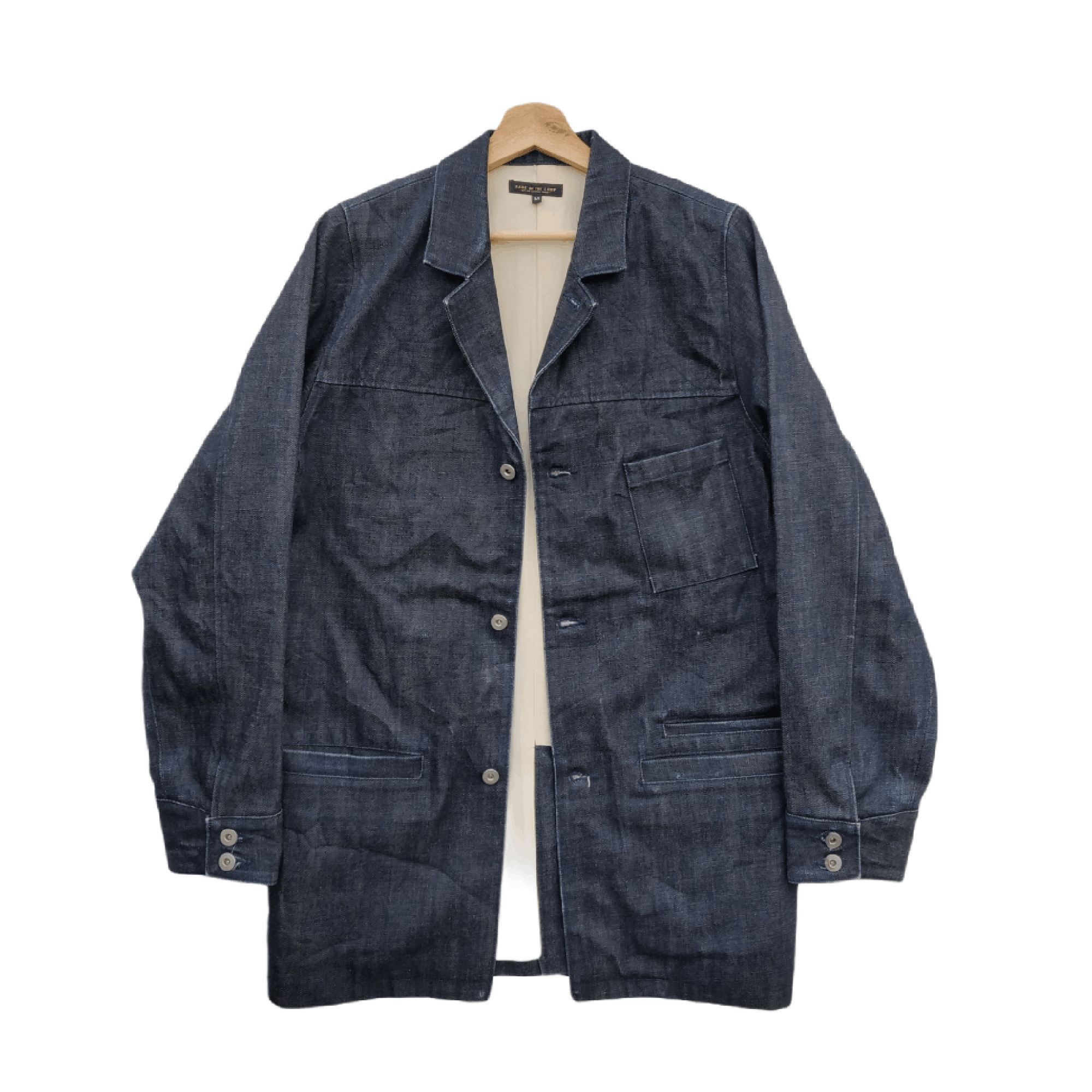 Indigo × Japanese Brand Vintage Japanese Brand RARE OF THE LOOP Denim Jacket Size US M / EU 48-50 / 2 - 12 Thumbnail