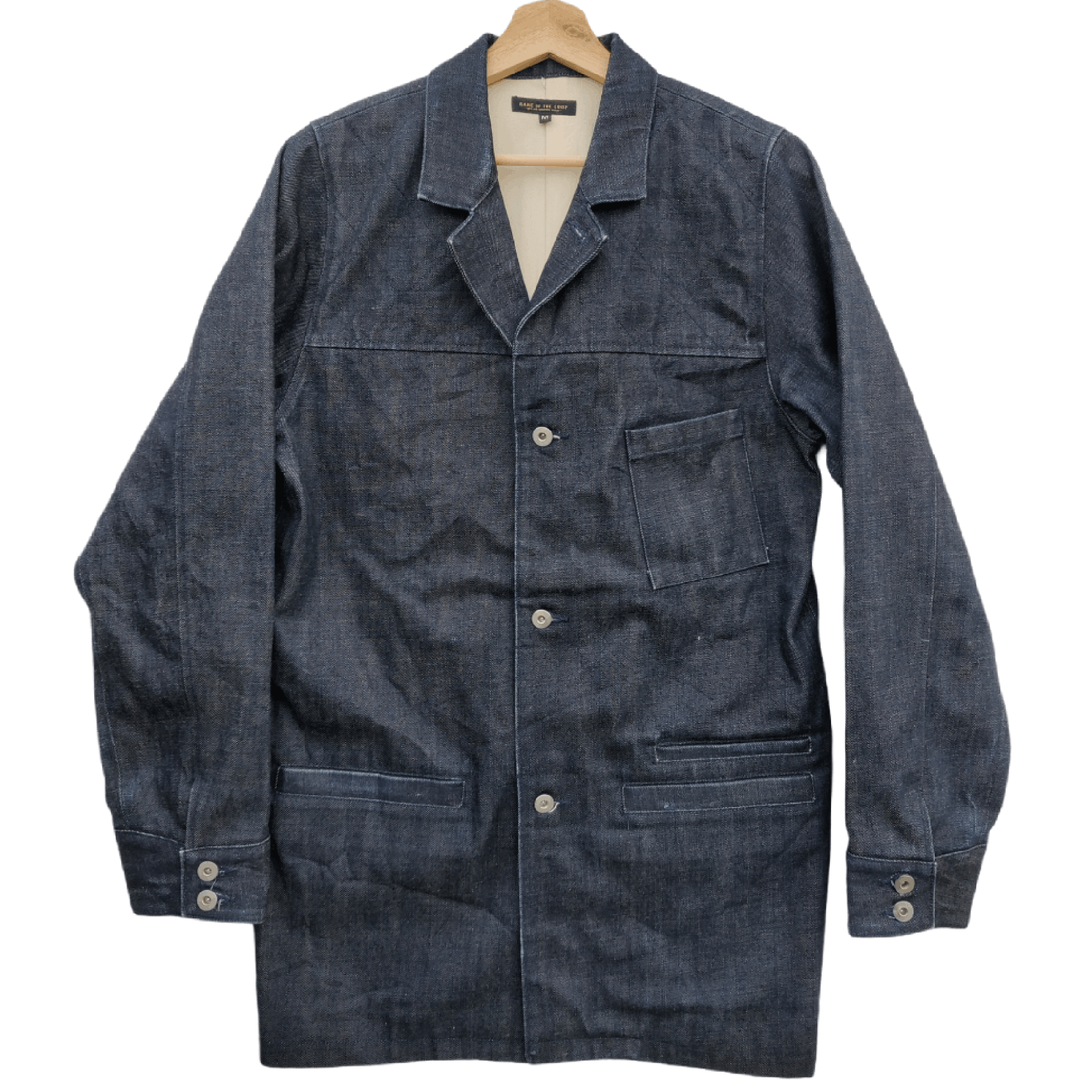 Indigo × Japanese Brand Vintage Japanese Brand RARE OF THE LOOP Denim Jacket Size US M / EU 48-50 / 2 - 2 Thumbnail