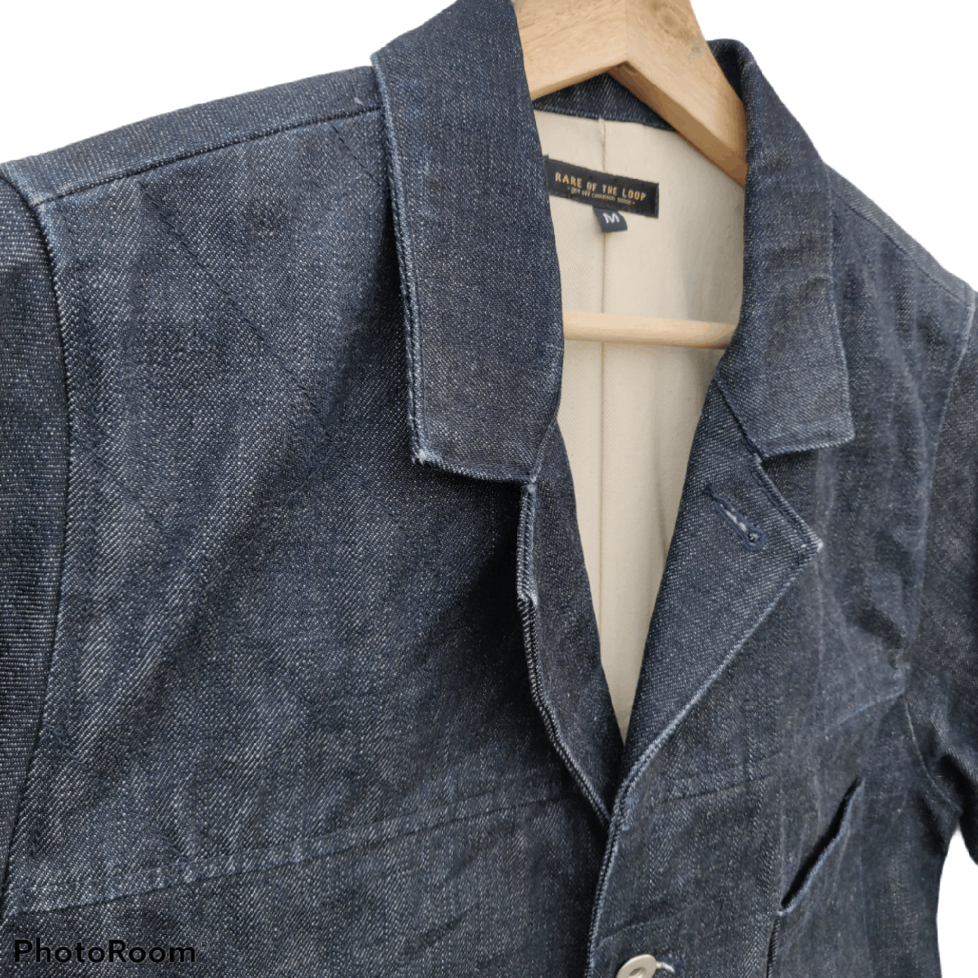 Indigo × Japanese Brand Vintage Japanese Brand RARE OF THE LOOP Denim Jacket Size US M / EU 48-50 / 2 - 4 Thumbnail