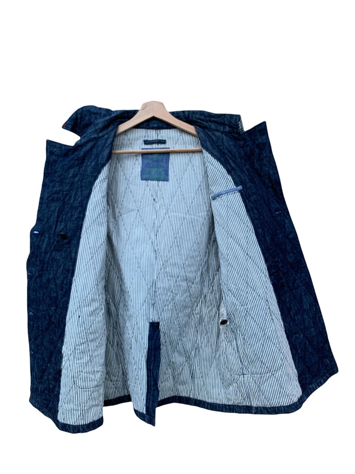 Indigo × Japanese Brand × Vintage Japanese Brand One Wash Hand Made Visvim Design Size US L / EU 52-54 / 3 - 13 Thumbnail