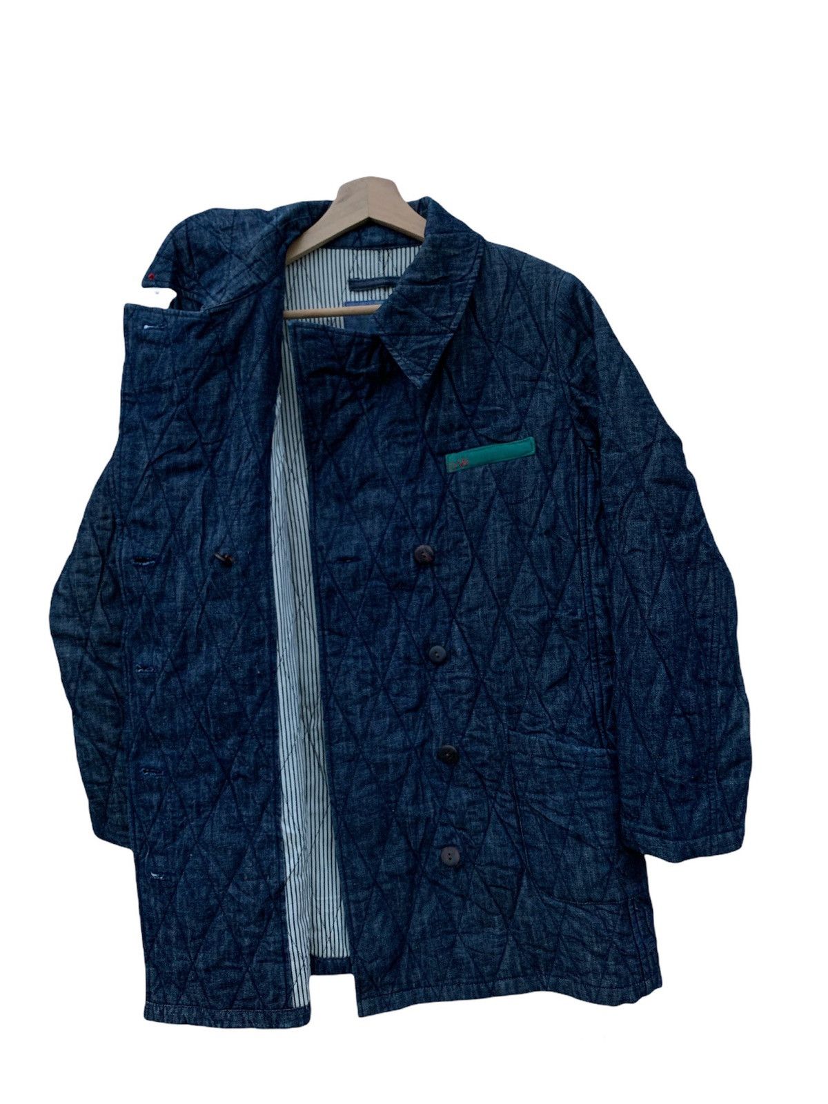 Indigo × Japanese Brand × Vintage Japanese Brand One Wash Hand Made Visvim Design Size US L / EU 52-54 / 3 - 12 Thumbnail