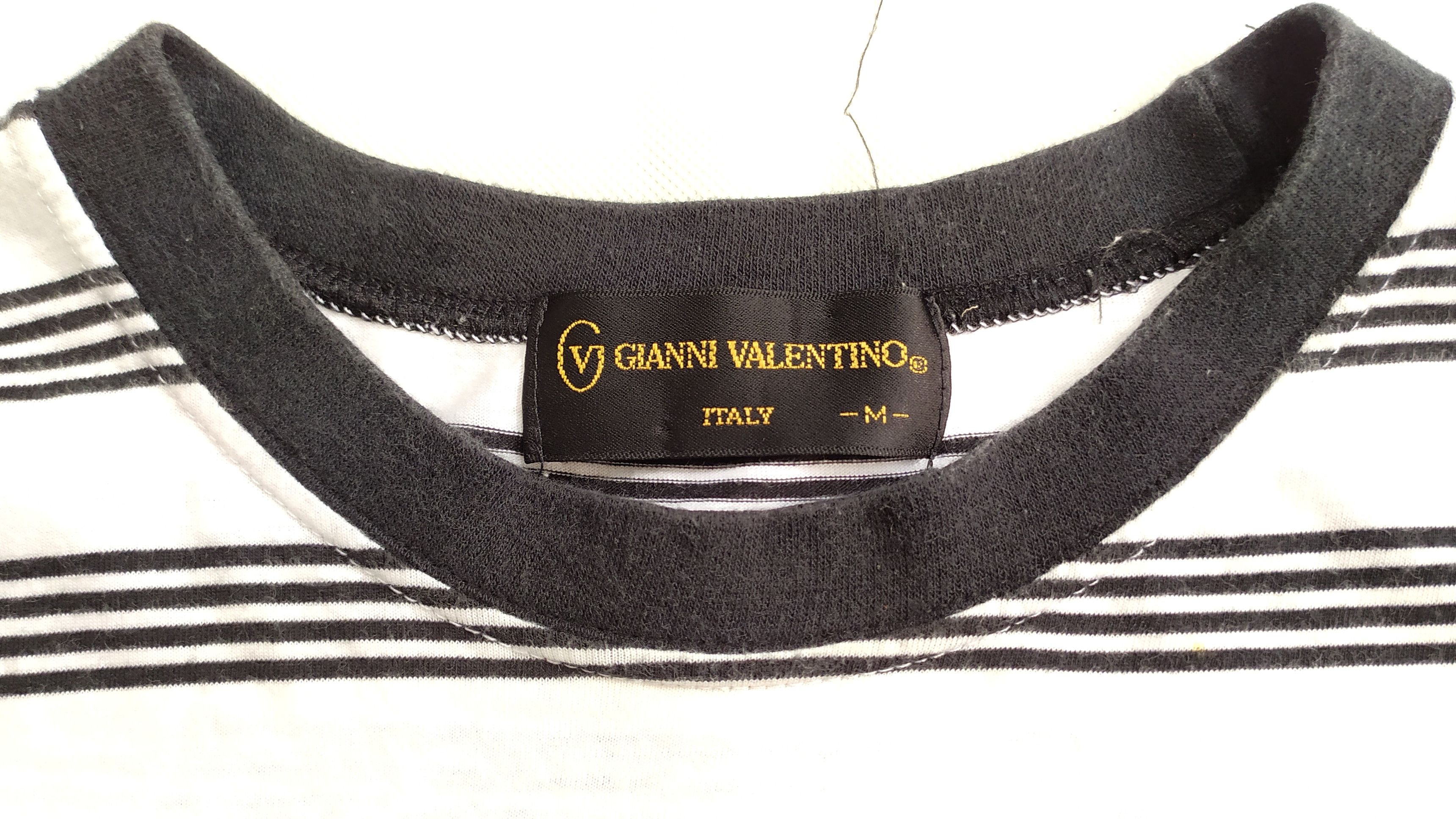 Gianni Valentino Vtg GIANNI VALENTINO striped t shirt size M Size US M / EU 48-50 / 2 - 7 Thumbnail