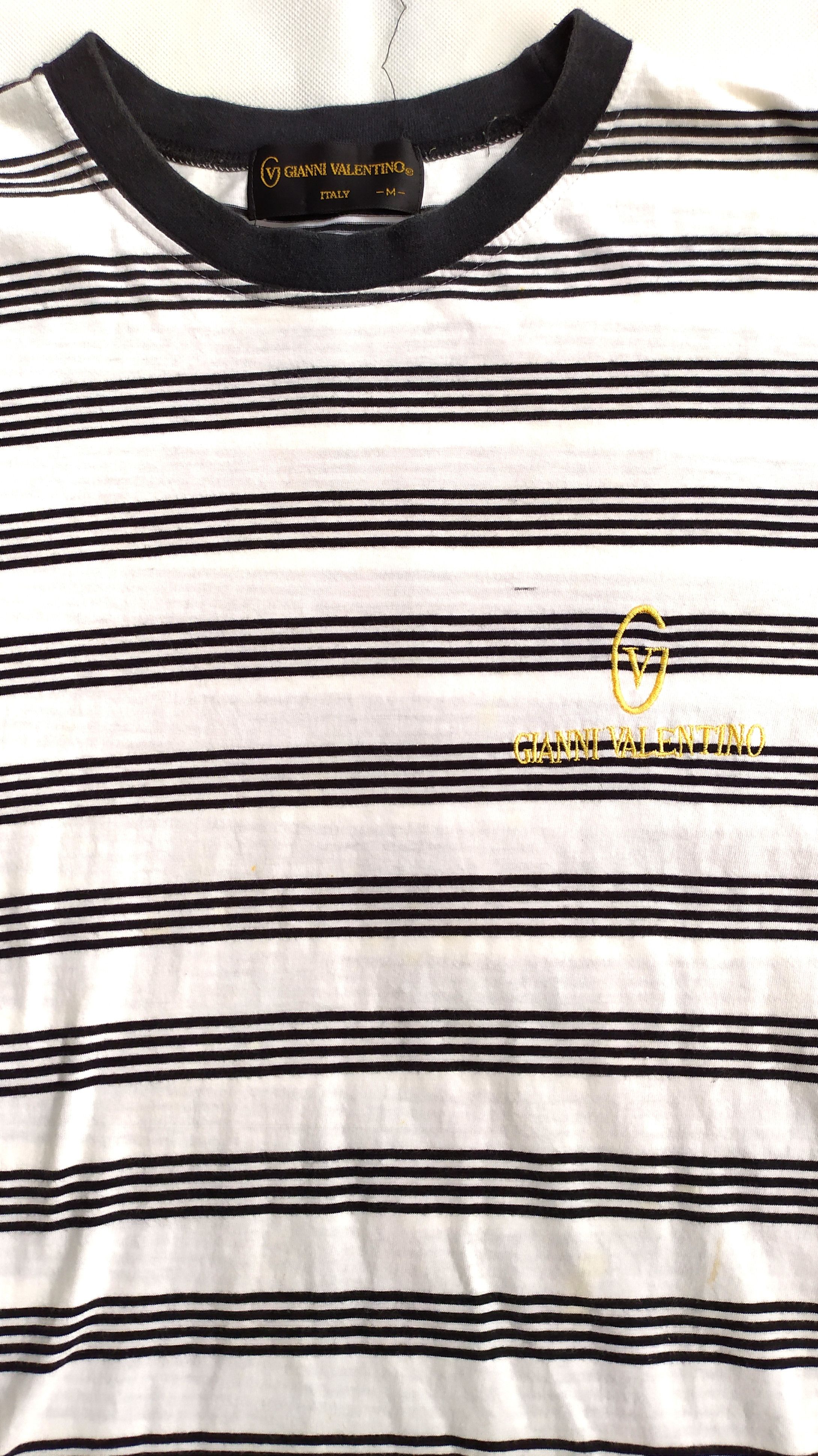 Gianni Valentino Vtg GIANNI VALENTINO striped t shirt size M Size US M / EU 48-50 / 2 - 5 Thumbnail