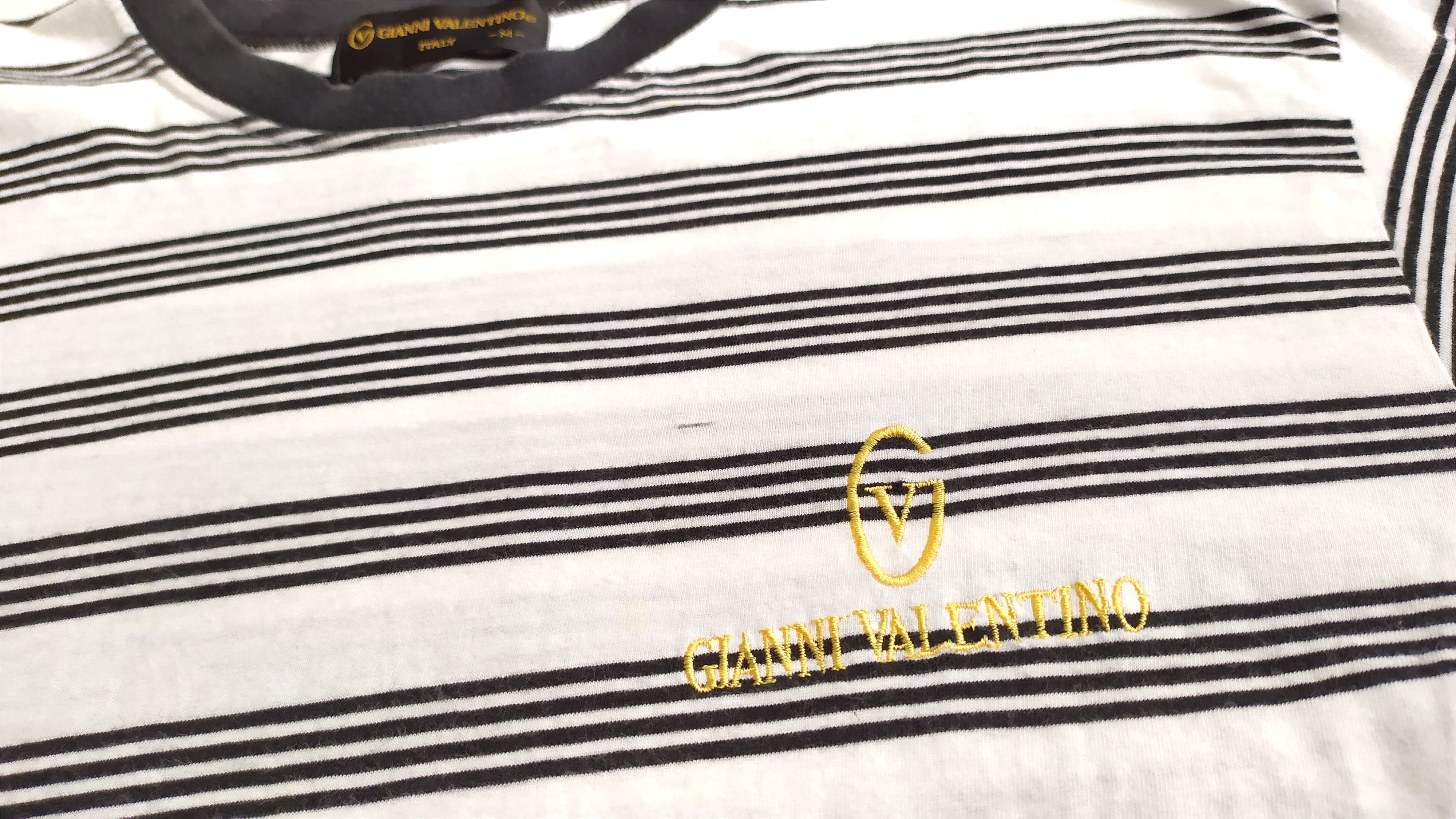 Gianni Valentino Vtg GIANNI VALENTINO striped t shirt size M Size US M / EU 48-50 / 2 - 6 Thumbnail