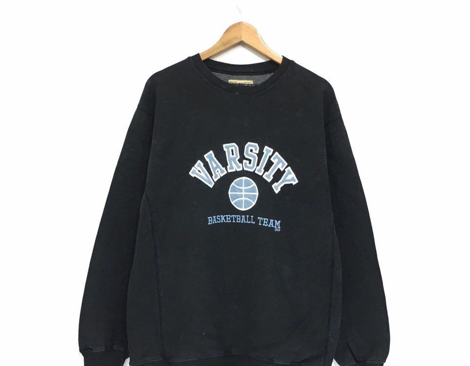 Varsity Basketball Team Crewneck Sweatshirt Embroidery