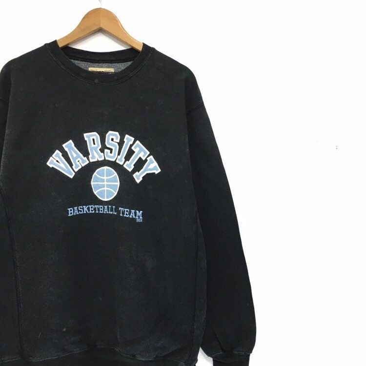 Varsity Basketball Team Crewneck Sweatshirt Embroidery