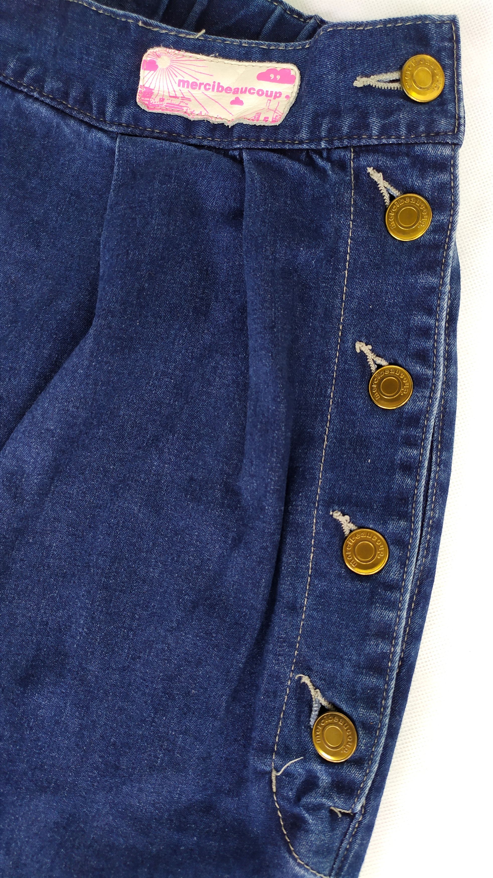 Issey Miyake Vtg MERCIBEAUCOUP by Issey Miyake strectchy pleated pants Size 31" - 8 Thumbnail