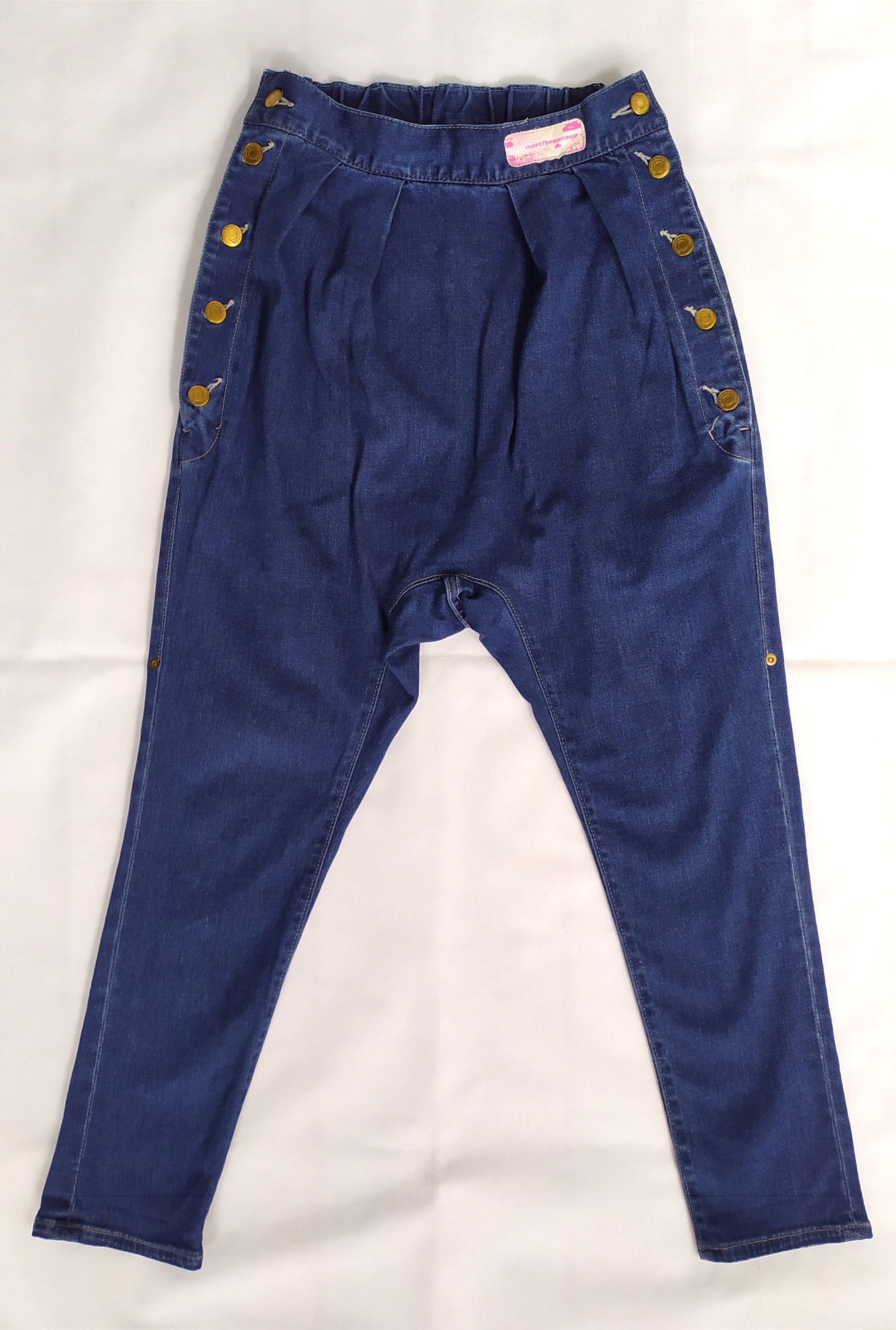 Issey Miyake Vtg MERCIBEAUCOUP by Issey Miyake strectchy pleated pants Size 31" - 3 Thumbnail