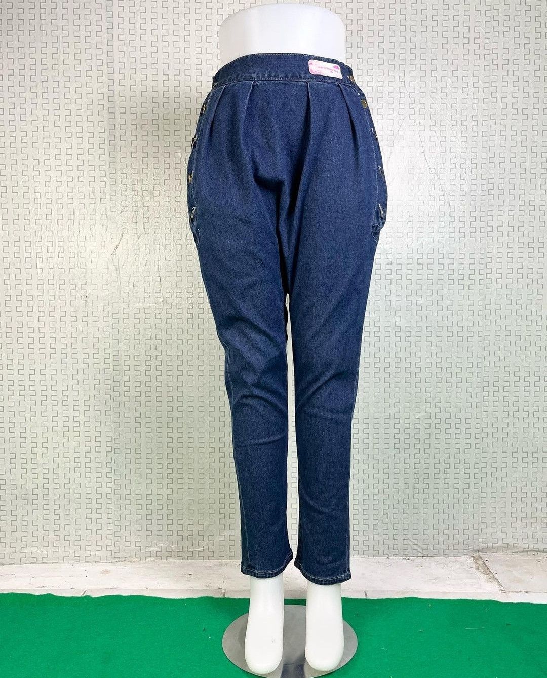 Issey Miyake Vtg MERCIBEAUCOUP by Issey Miyake strectchy pleated pants Size 31" - 16 Thumbnail