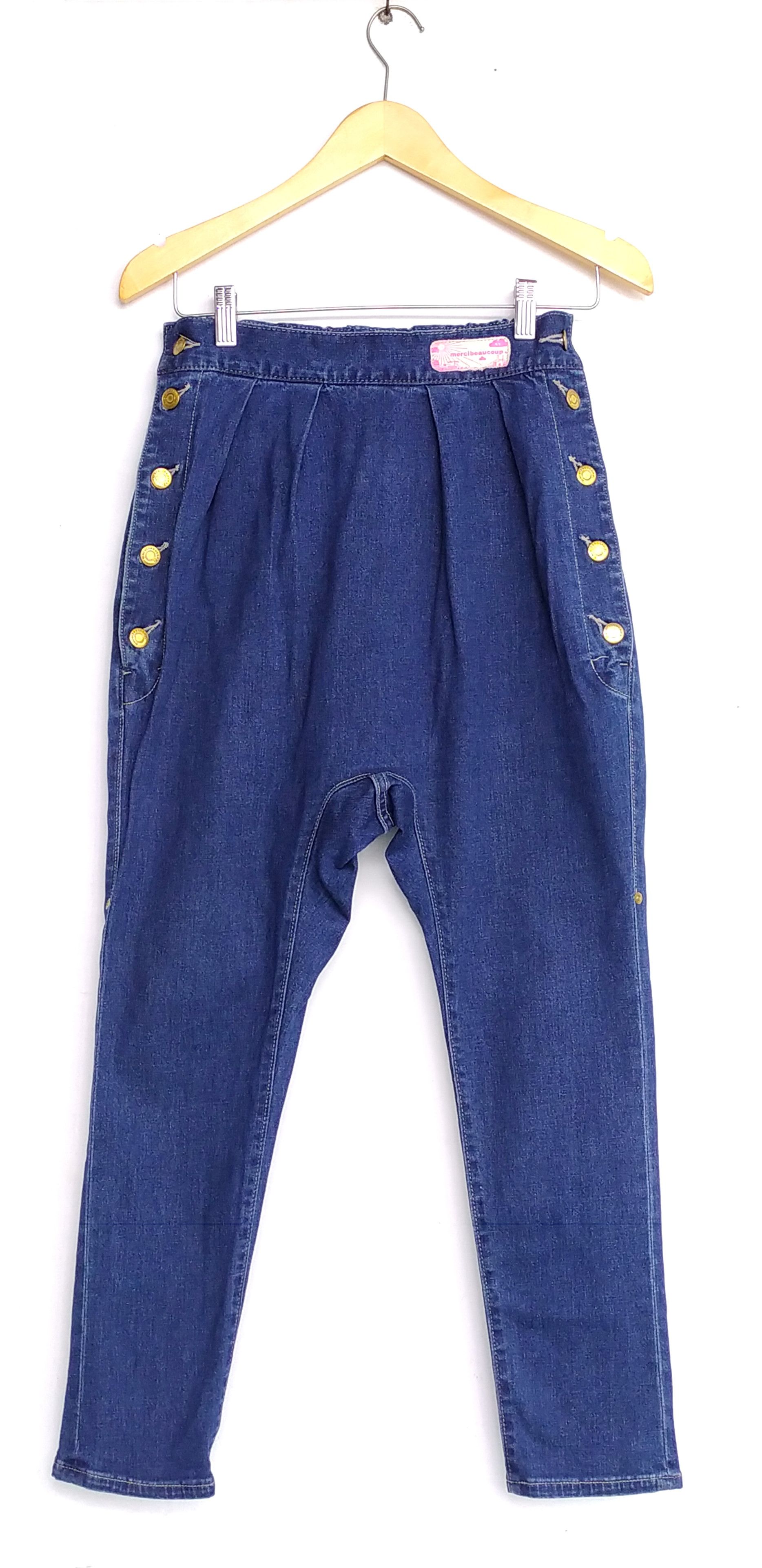 Issey Miyake Vtg MERCIBEAUCOUP by Issey Miyake strectchy pleated pants Size 31" - 1 Thumbnail