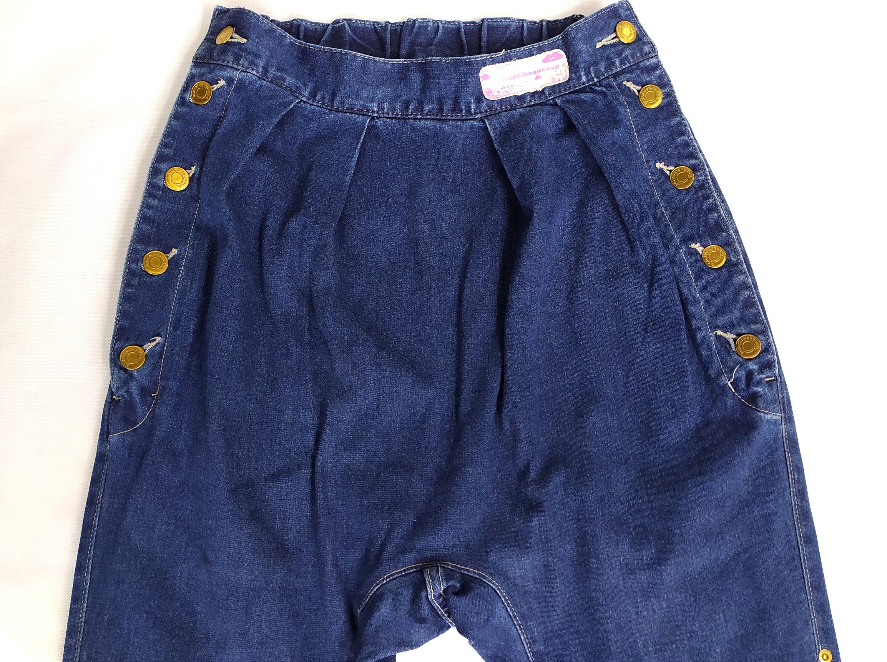 Issey Miyake Vtg MERCIBEAUCOUP by Issey Miyake strectchy pleated pants Size 31" - 5 Thumbnail