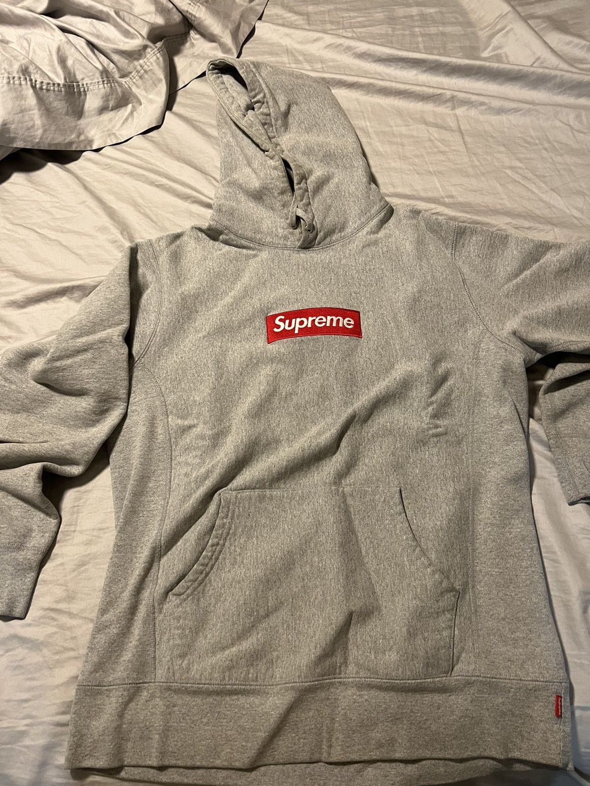 Supreme Gray Bogo Hoodie Grailed