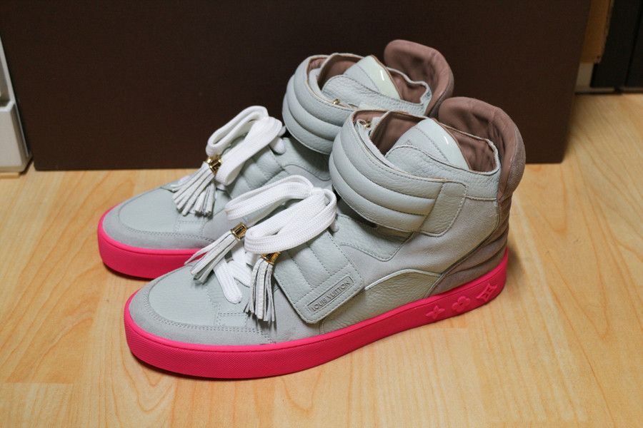 Louis Vuitton Louis Vuitton Kanye West Jasper Grey Pink Patchwork LV7.5 Size US 8.5 / EU 41-42 - 2 Thumbnail
