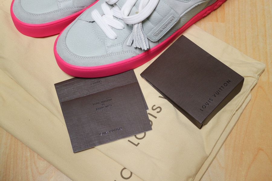 Louis Vuitton Louis Vuitton Kanye West Jasper Grey Pink Patchwork LV7.5 Size US 8.5 / EU 41-42 - 9 Thumbnail