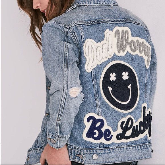 Jean Lucky Brand Taille 2 - Coupe Droite Bouton Mouche - Occasion Très Bon état