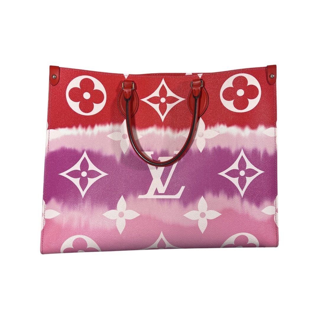 Louis Vuitton Red TieDye Giant Monogram Escale Canvas
