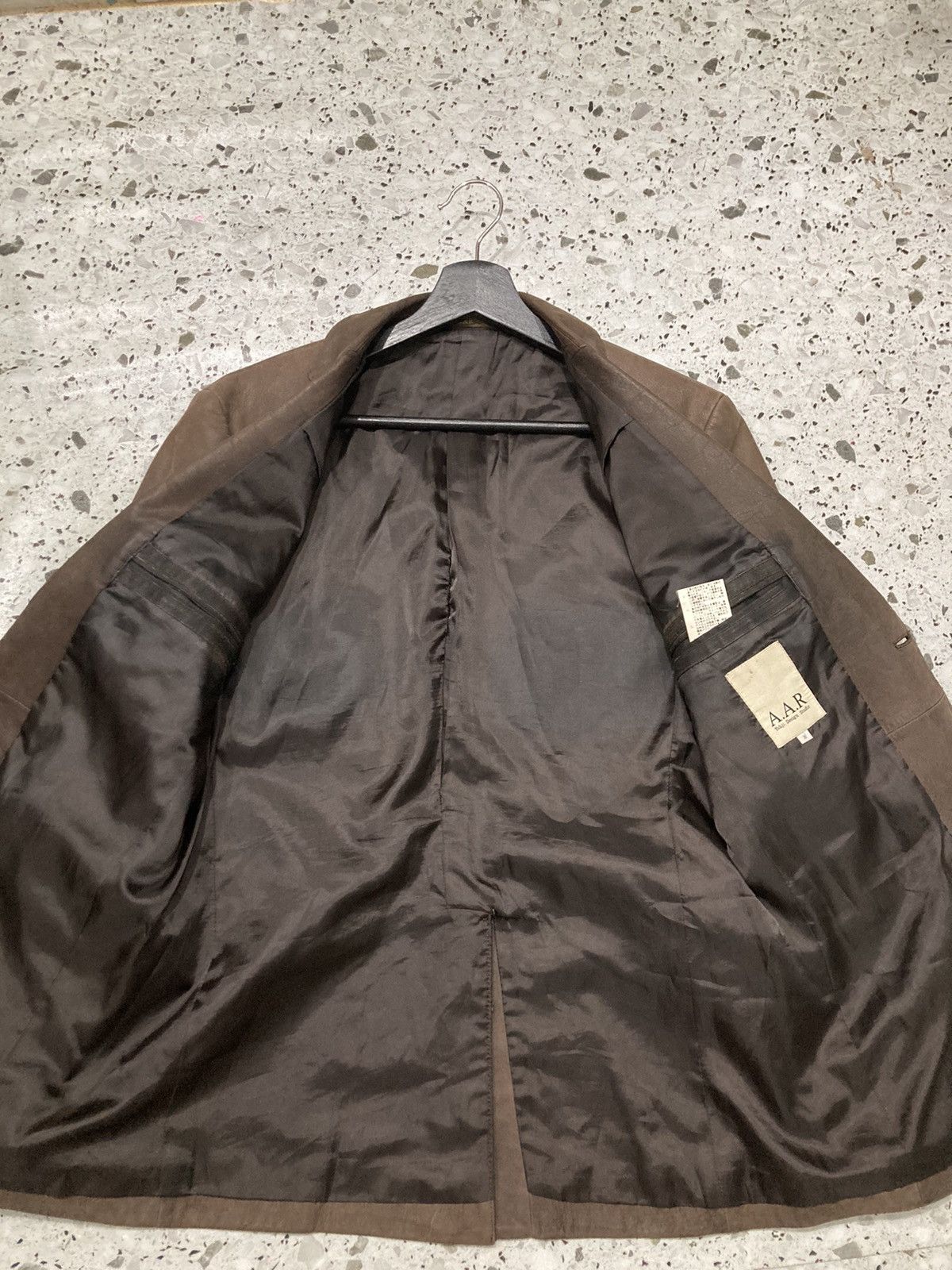 Yohji Yamamoto AAR Yohji Yamamoto Leather blazer Jacket Size US M / EU 48-50 / 2 - 8 Thumbnail