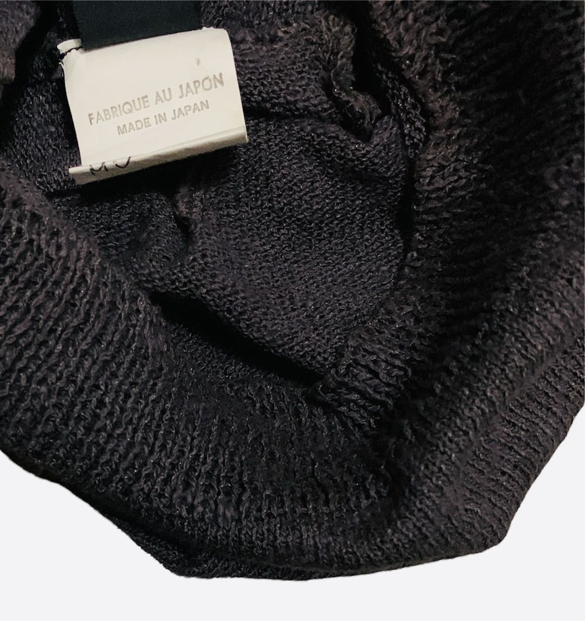 Japanese Brand × Vintage × Yohji Yamamoto Rare Vintage Japanese Brand Yohji Yamamoto Beanie Cap 1990s Size ONE SIZE - 4 Thumbnail