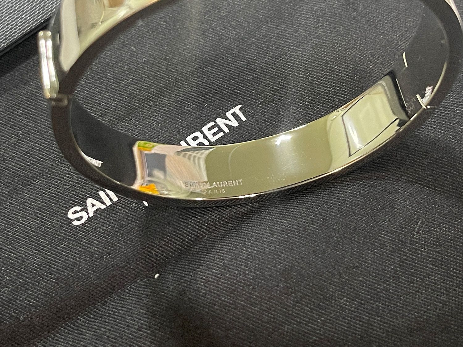 Saint Laurent Paris Saint Laurent Paris Bapteme Id Bracelet In Silver Vermeil Size ONE SIZE - 4 Thumbnail