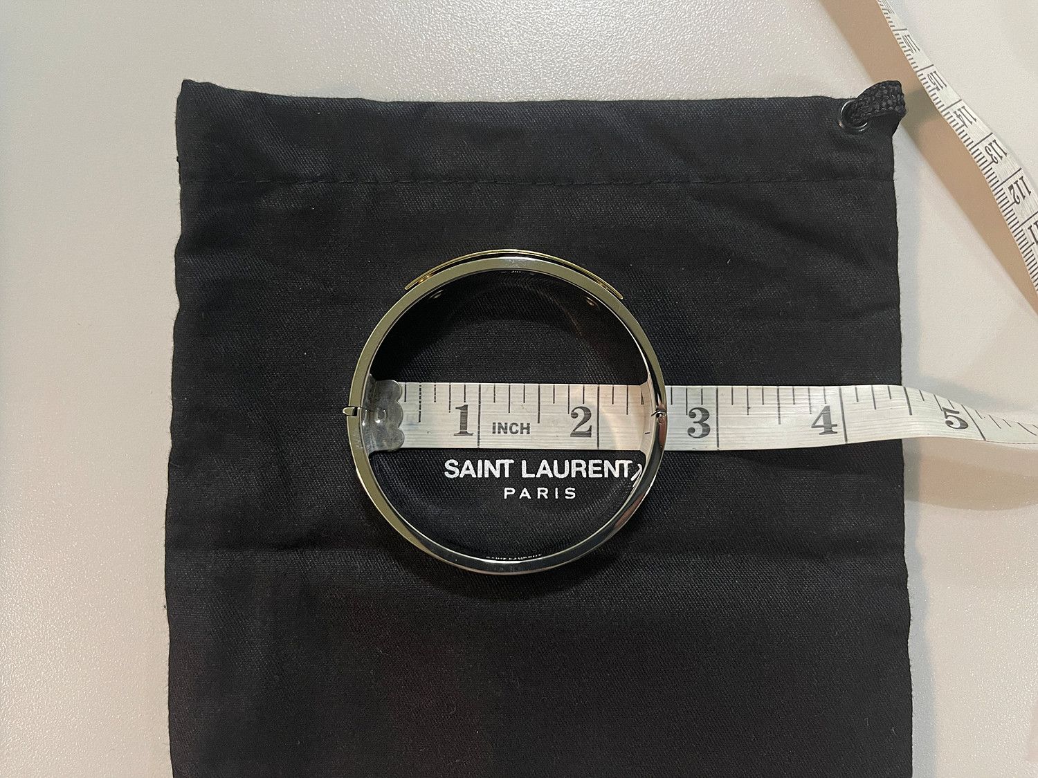 Saint Laurent Paris Saint Laurent Paris Bapteme Id Bracelet In Silver Vermeil Size ONE SIZE - 6 Thumbnail