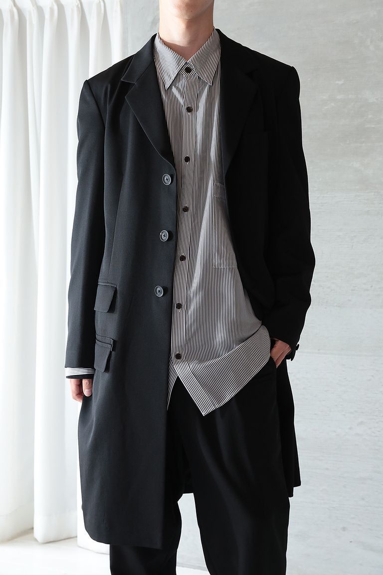 Yohji Yamamoto Yohji Yamamoto Pour Homme Cashmere Dr.jkt doctor jacket coat Size US M / EU 48-50 / 2 - 4 Thumbnail