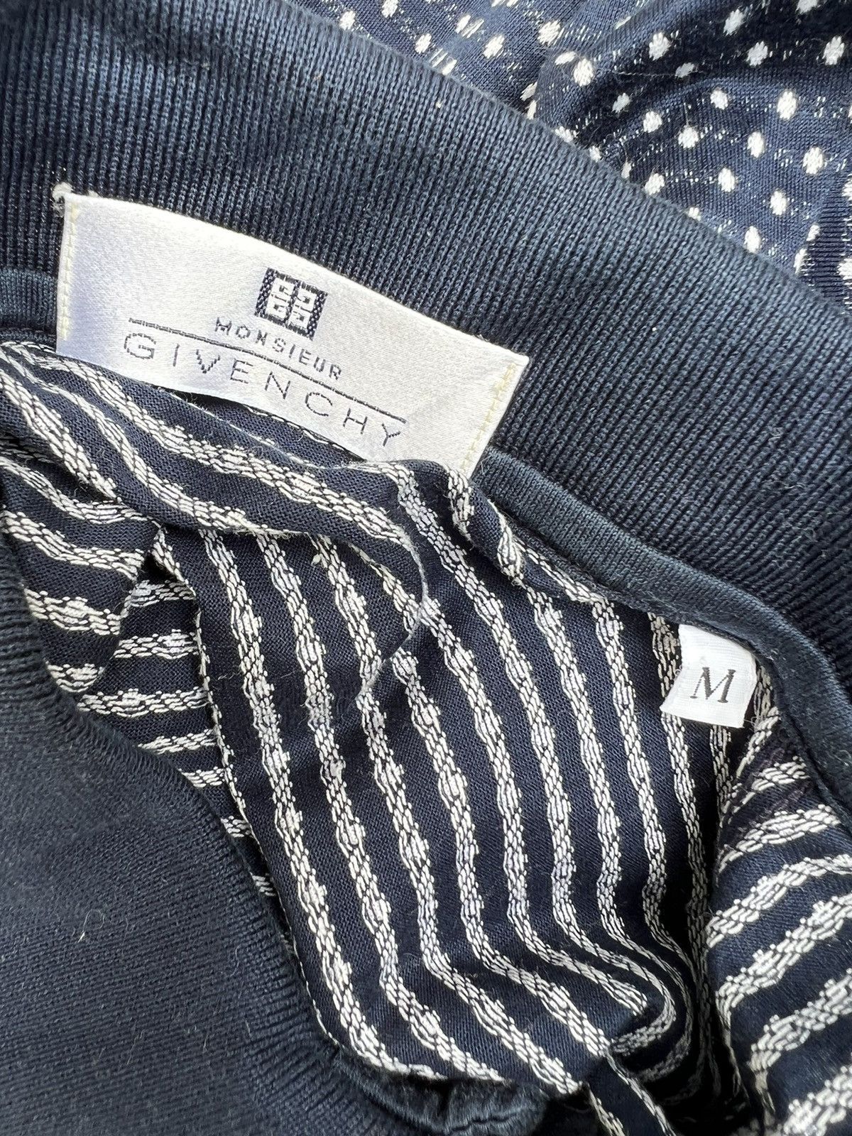 Vintage Vintage Givenchy Italy Polka Dot Golfer Polo Shirt Size US M / EU 48-50 / 2 - 14 Thumbnail