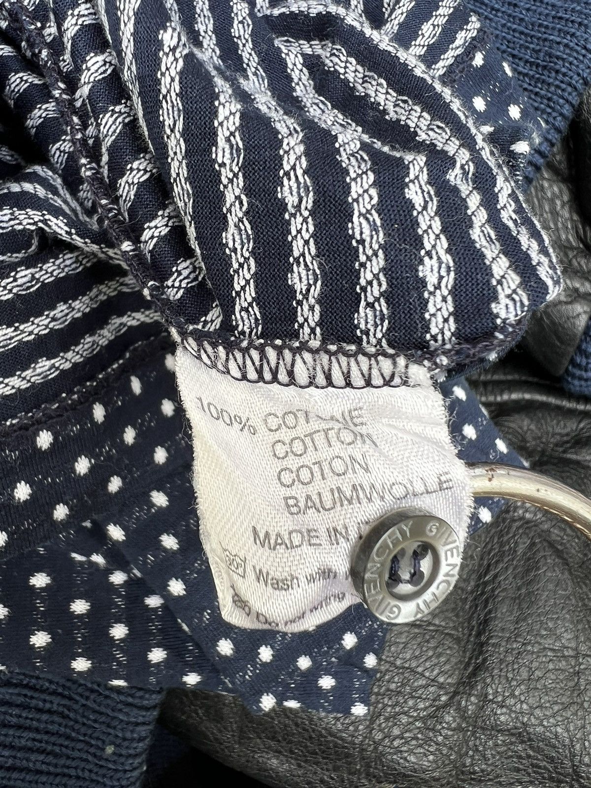Vintage Vintage Givenchy Italy Polka Dot Golfer Polo Shirt Size US M / EU 48-50 / 2 - 15 Thumbnail