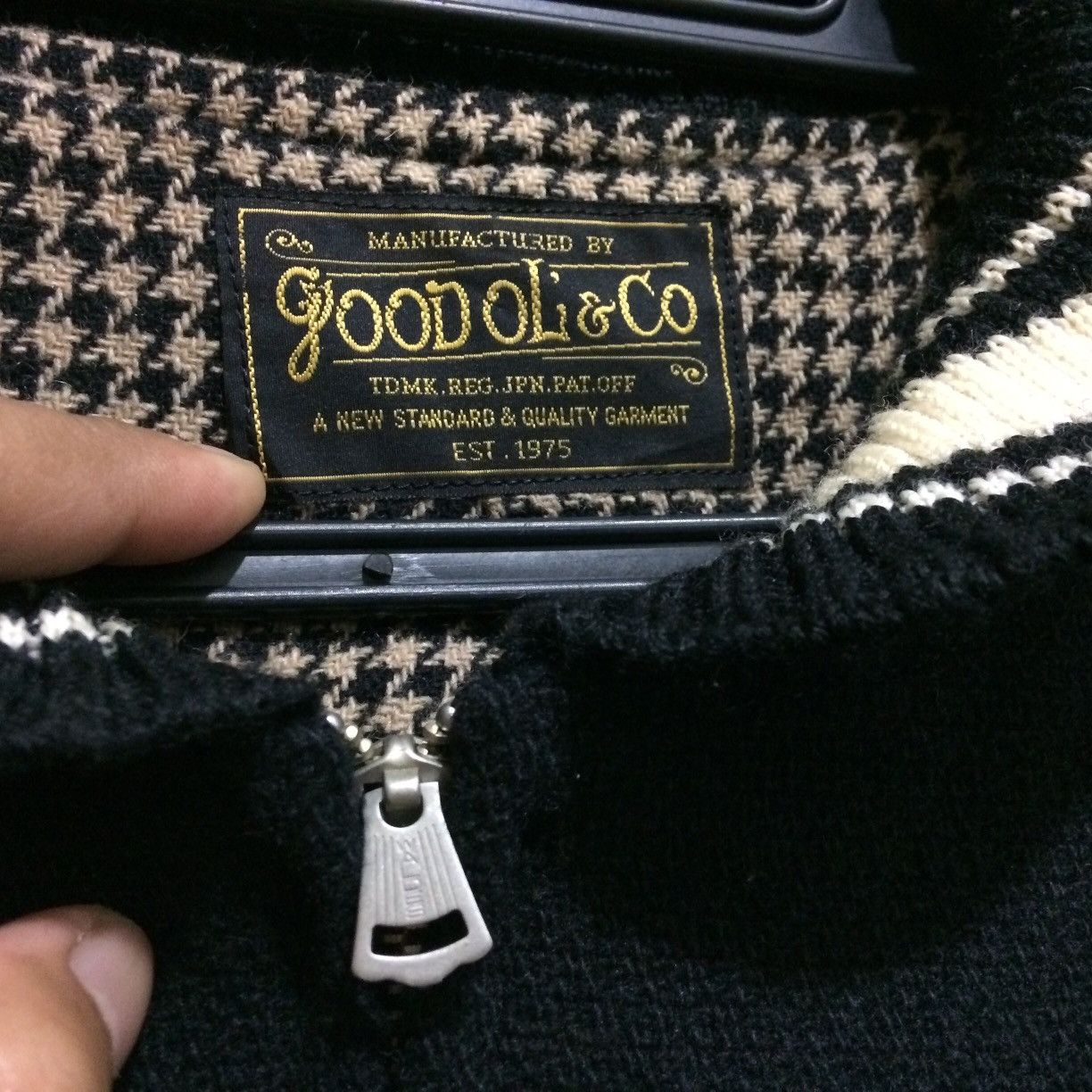 Japanese Brand Good OL' & Co Wool Blanket X deer Skin Sleeve Jacket Size US L / EU 52-54 / 3 - 8 Thumbnail