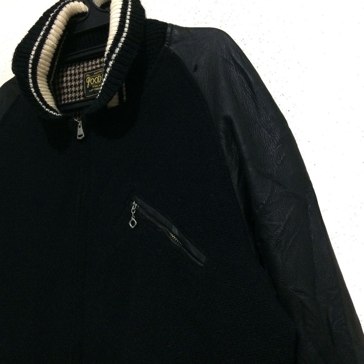 Japanese Brand Good OL' & Co Wool Blanket X deer Skin Sleeve Jacket Size US L / EU 52-54 / 3 - 2 Thumbnail