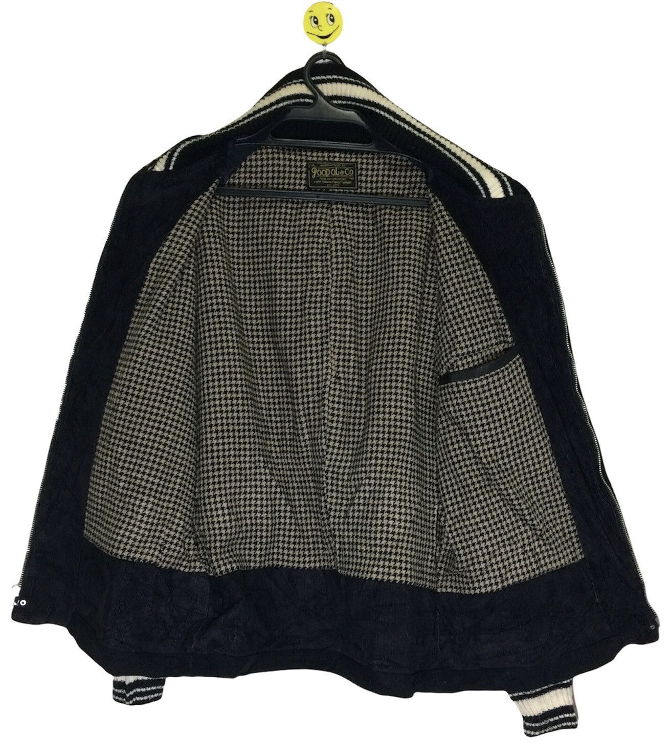 Japanese Brand Good OL' & Co Wool Blanket X deer Skin Sleeve Jacket Size US L / EU 52-54 / 3 - 7 Thumbnail