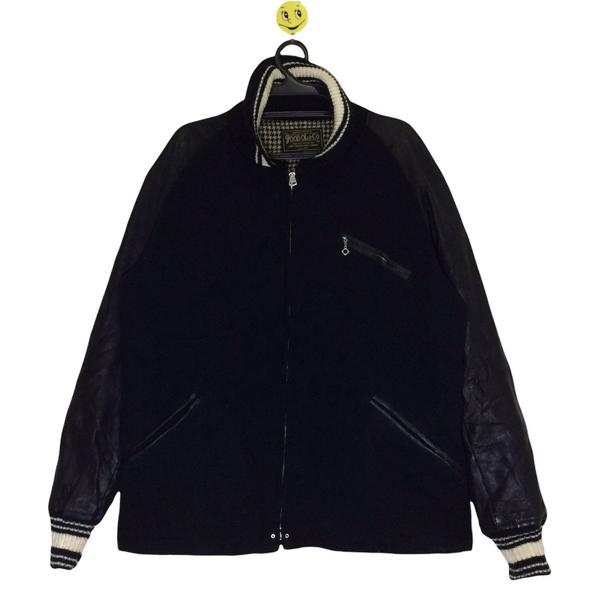 Japanese Brand Good OL' & Co Wool Blanket X deer Skin Sleeve Jacket Size US L / EU 52-54 / 3 - 1 Thumbnail