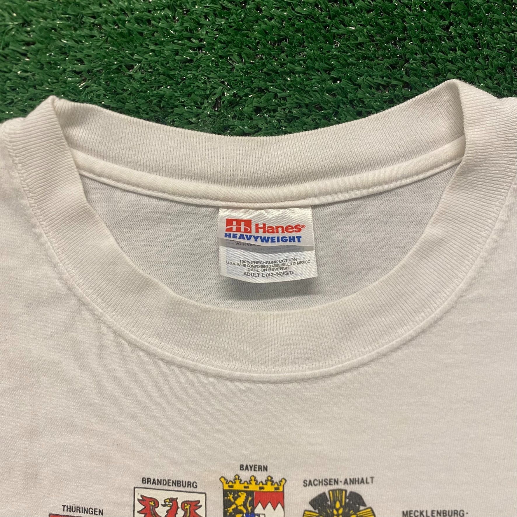 Hanes Germany State Flags Vintage 90s T-Shirt Size US L / EU 52-54 / 3 - 3 Thumbnail