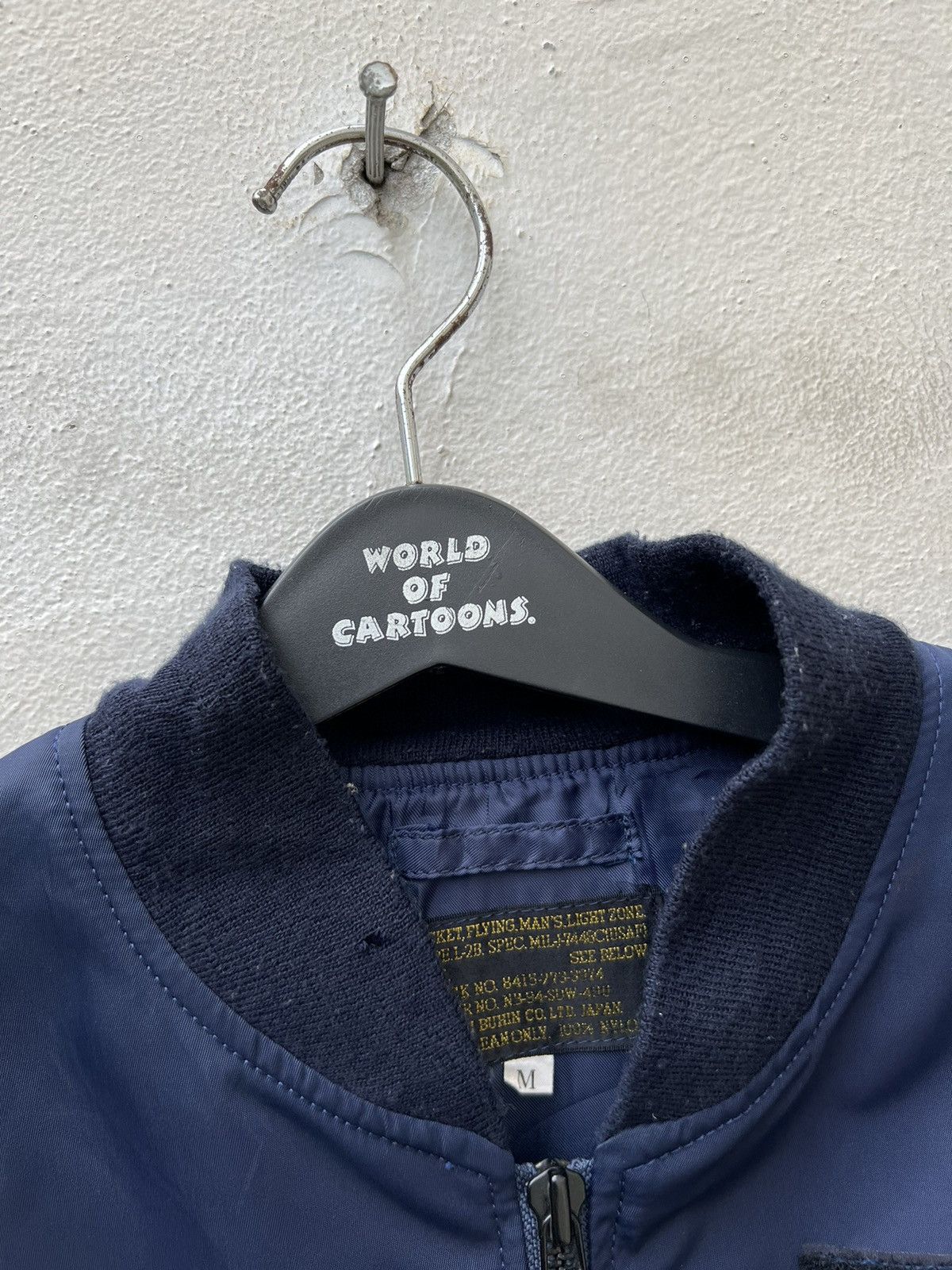 Vintage Vintage 90s NANKAI Japan L-2B Flight Moto Jacket Size US M / EU 48-50 / 2 - 10 Thumbnail