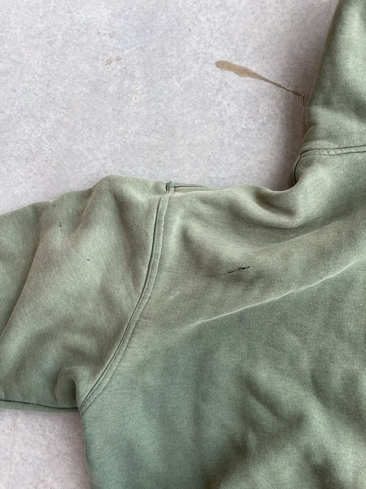 Vintage 80s thermal lined full zip sweatshirt Size US XL / EU 56 / 4 - 5 Thumbnail