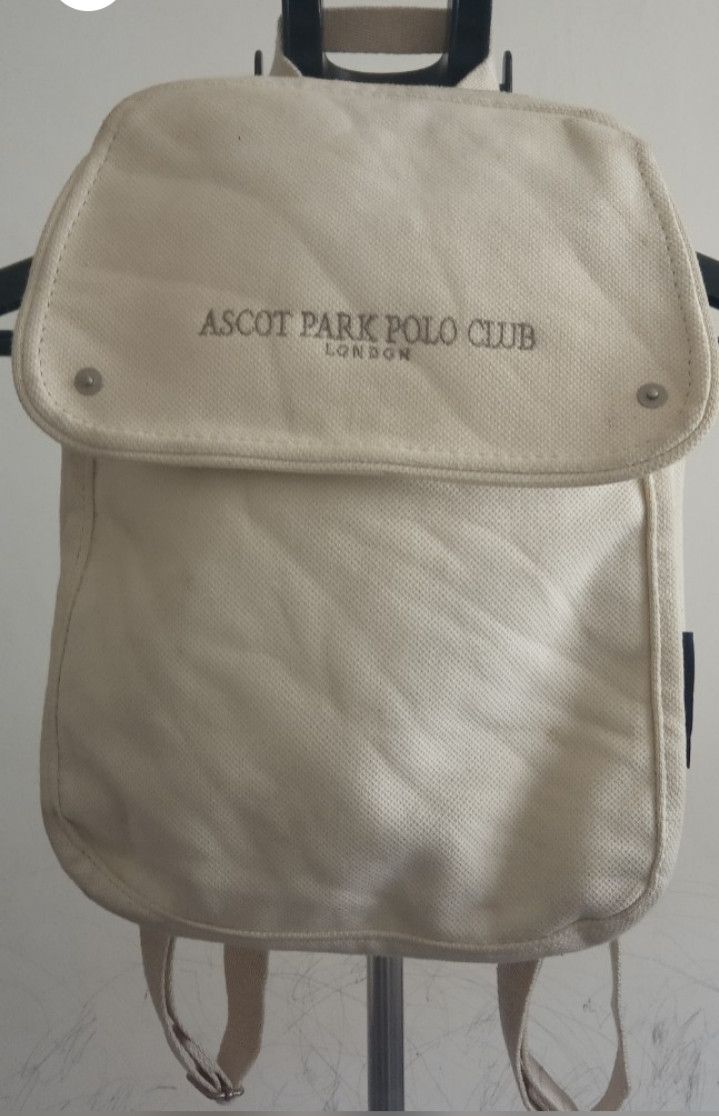 Japanese Brand × Vintage Ascot Park Polo Club London Backpack Size ONE SIZE - 1 Thumbnail