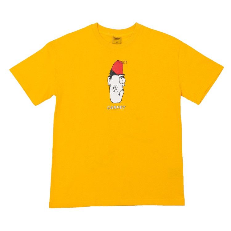 Carpet Company CARPET COMPANY SEASON SWOOSH MOROCCAN TEE (YELLOW) Size US S / EU 44-46 / 1 - 1 Thumbnail