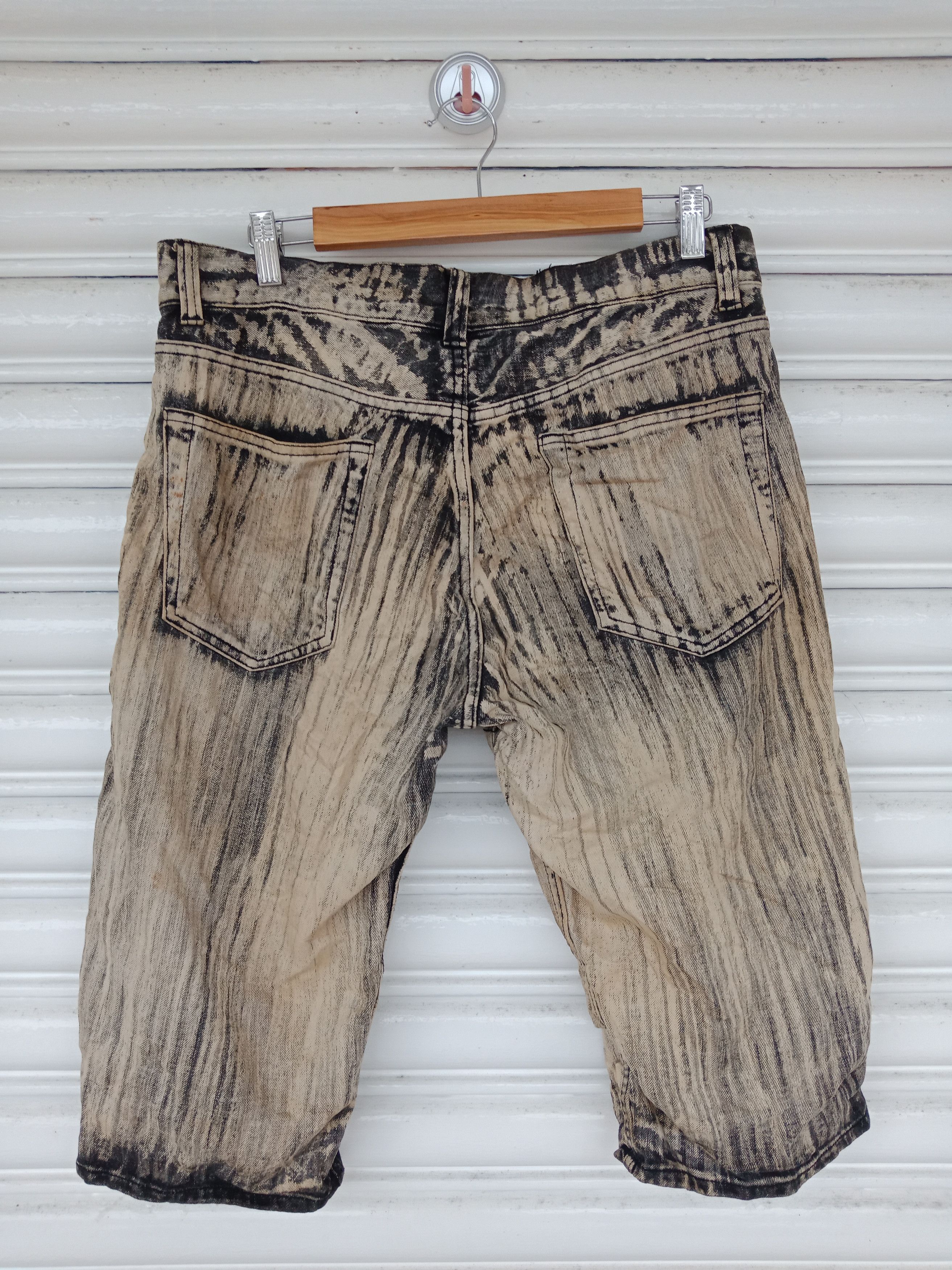 semanticdesign Impulse Pleasure Funny Devil Skull Acid Wash Distressed Size US 34 / EU 50 - 2 Thumbnail