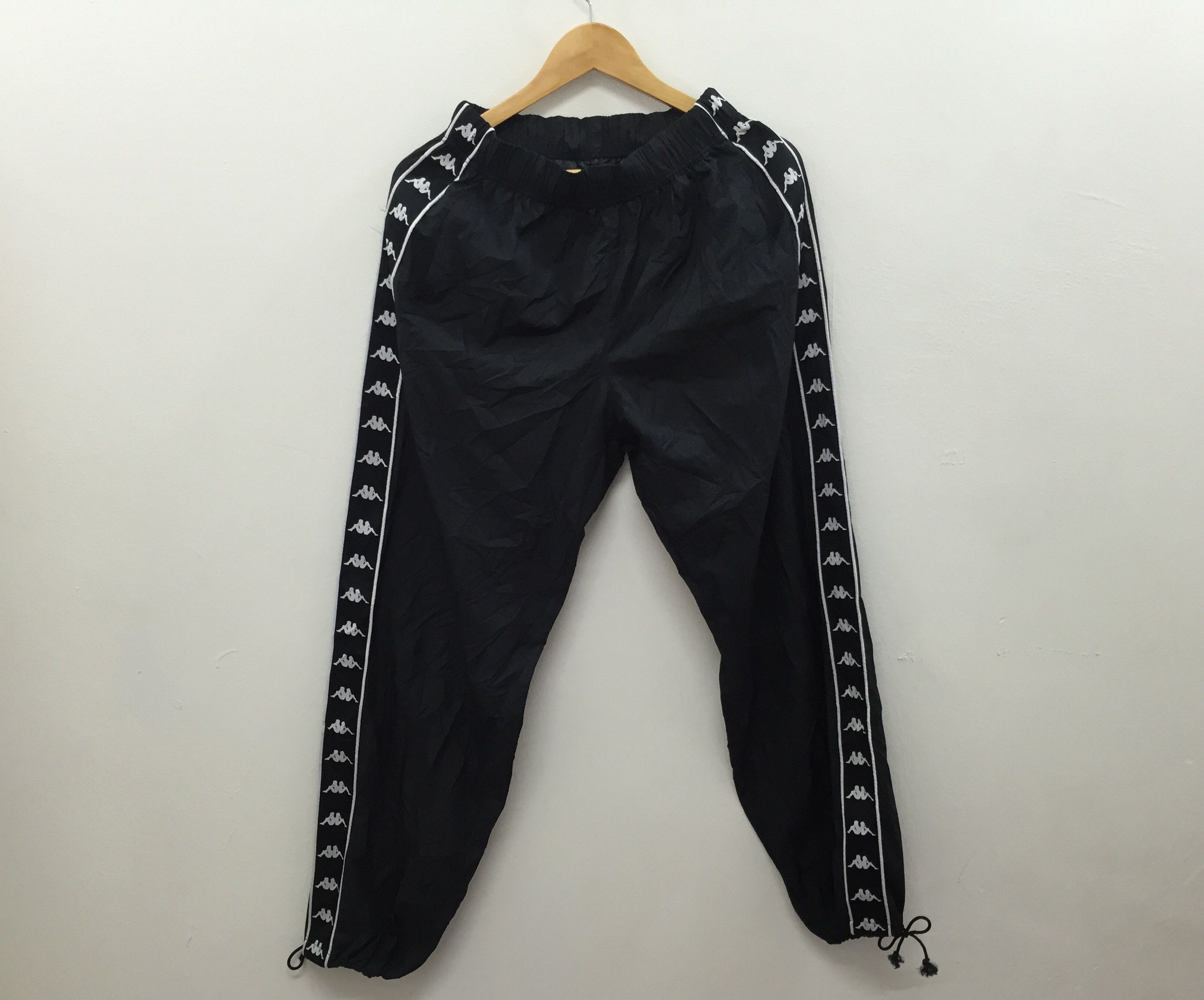 Kappa nylon track pants on sale size large