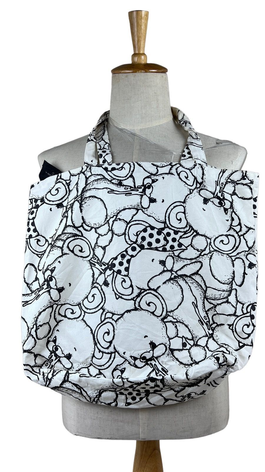 Japanese Brand Vintage Japanese Brand Doodle Fullprint Canvas Totebag Size ONE SIZE - 2 Thumbnail
