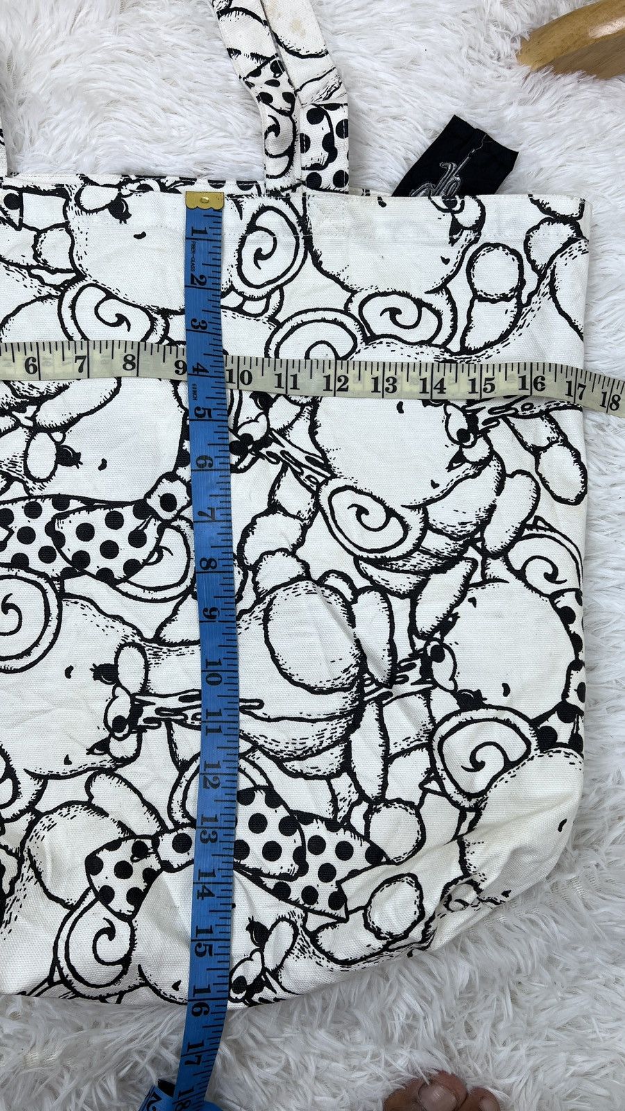 Japanese Brand Vintage Japanese Brand Doodle Fullprint Canvas Totebag Size ONE SIZE - 6 Thumbnail